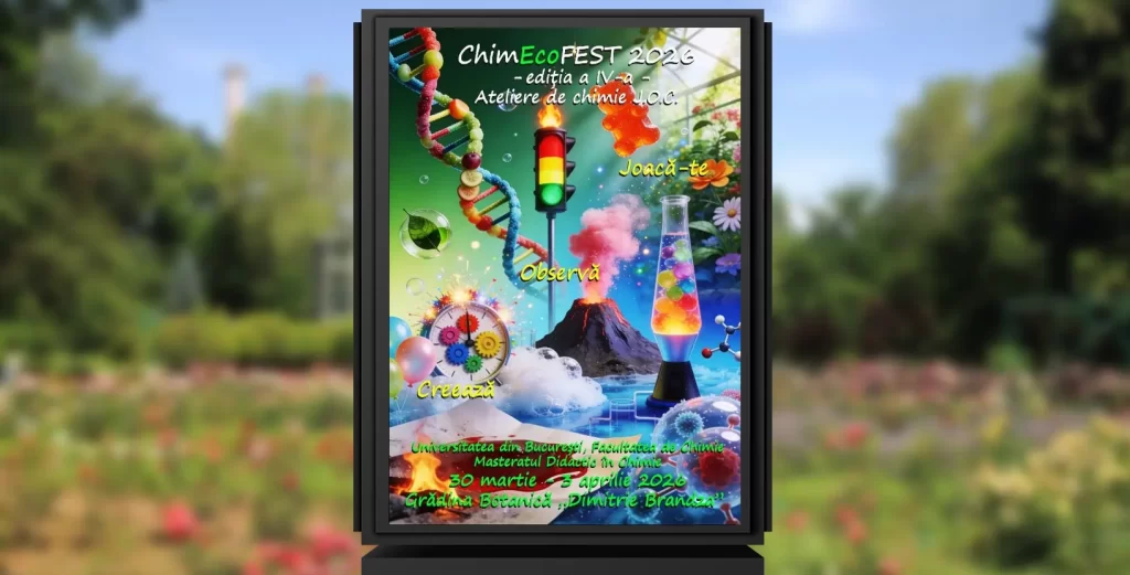ChimEcoFEST 2026: peste 350 de elevi descoperă magia chimiei în aer liber la Universitatea din București