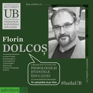 Florin Dolcoș a absolvit Facultatea de Psihologie și Științele Educației