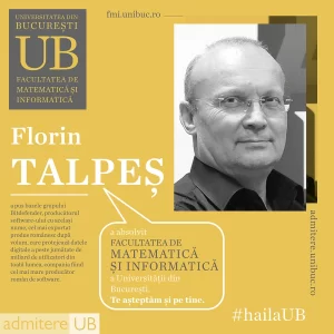 Florin Talpeș a absolvit Facultatea de Matematică și Informatică.